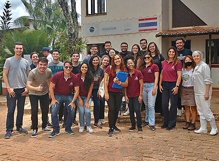 Visita de alunos de Eng. de Produção da UFRN