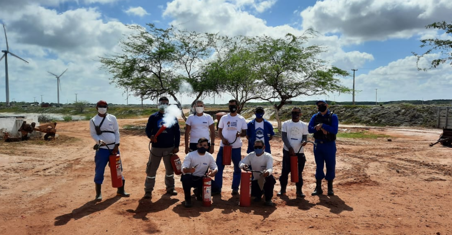 Colaboradores da Camanor durante a XI SIPATR da Fazenda ARa