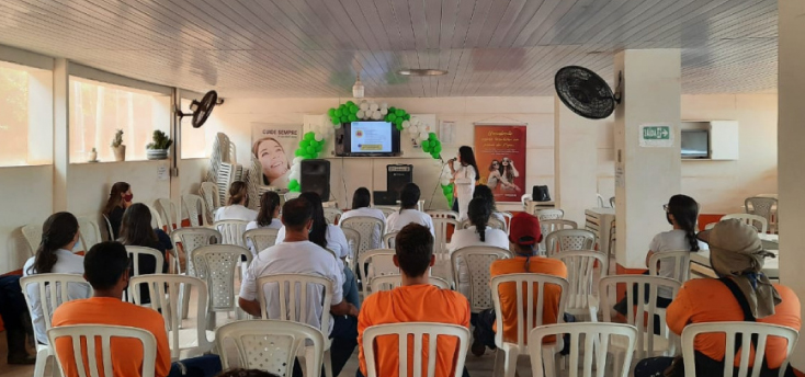 Colaboradores da Camanor durante a XI SIPATR da Fazenda ARa